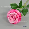 Fornecimento de fábrica decoração de casa de casamento rosa flor artificial ramo único rosa de flanela decoração flor artificial