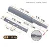 Aleación de aluminio cabezal simple cabezal doble puerta de gabinete de rebote acero inoxidable rebote tipo push sin manija rebote