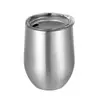 Taza para Huevo Transfronteriza de 12 oz con Aislamiento de Doble Capa de Acero Inoxidable 304, Copa de Vino en Forma de U, Taza Portátil con Forma de Huevo, Venta al por Mayor