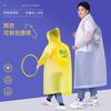 Impermeable EVA Desechable Unisex Impermeable para Niños Impermeable Impermeable Grueso para Exterior Viaje Paquete Impermeable A Prueba de Polvo