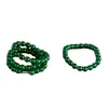 Pulsera de Jaspe Ruso de Círculo Único Verde Manzana 108 Cuentas de Buda Collar Largo Mismo Collar para Hombres y Mujeres Venta al por Mayor