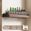 Estante de almacenamiento de cocina de nogal Estante de almacenamiento de tarros de condimentos de múltiples capas Estante de condimentos de pared multifuncional Estante de condimentos de pared