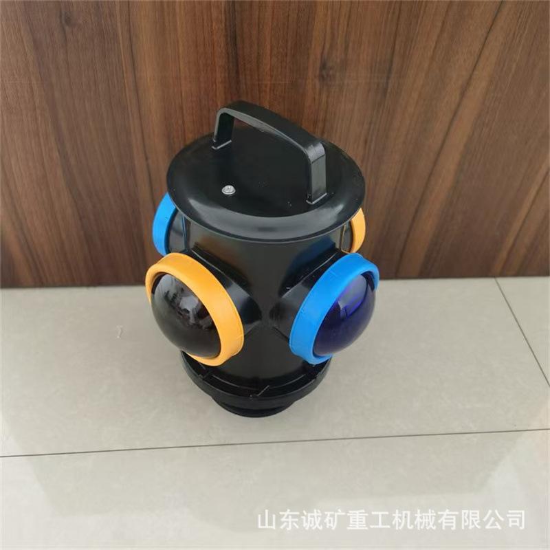 立式扳道器交通信号灯 视觉信号铁路标志灯 充电扳道器信号灯