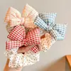 Goma para el pelo de niña con relleno de algodón, lazo, lunares, accesorio para el pelo de espiga, goma para el pelo, cuerda para moño para niños
