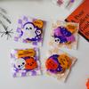 Nueva bolsa de embalaje impresa 4 en 1 para Halloween, para galletas, dulces, opp, bolsa autoadhesiva para fiestas de festivales fantasmas, dulces autoadhesivos