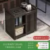 Mesa de Chá Pequena Móvel para Casa Mesa de Chá Madeira Maciça Carrinho de Chá Chaleira de Água Armário de Chá Integrado com Rodas Mesa Lateral de Chá Bandeja de Chá Kung Fu