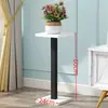 Estante de Flores Sala de Estar de Pie Hierro Balcón Estante de Almacenamiento para Macetas Exhibidor de Plantas de Interior Junto al Mueble de TV