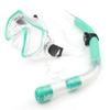 Conjunto para Snorkel Amazon, Óculos de Mergulho de Silicone, Tubo de Respiração, Conjunto de Equipamento de Mergulho de Duas Peças com Protetores Auriculares e Máscara de Snorkel