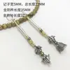 Plata Esterlina S925 Mantra de Seis Caracteres del Tíbet Vajra Mazo Arnes de Cableado Trasero Nube Campana Vajra Juego de Contadores Accesorios