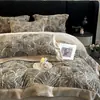 Juego de Cama de Terciopelo de Leche de Invierno Engrosado Lujo Ligero de Alta Gama Doble Cara Franela de Coral Funda de Edredón Franela Sábana