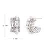 Pendientes de Plata de Ley S925 Multicapa para Mujer, Cuerda Retorcida Perlas de Concha, Pendientes Brillantes, Estilo Francés, Lujo Ligero, Nicho, Venta al por Mayor Transfronteriza
