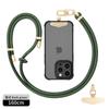 Cordón para Carcasa de Teléfono Móvil Multifuncional Anti-Pérdida Correa Tejida para el Cuello Ajustable Larga Correa para Teléfono Portátil