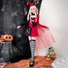 Halloween clown suit circo cos costume punk harry broken soul clown show adulto cosplay costume