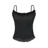 26 Conjunto de camisola de terciopelo negro con lunares estilo coreano de otoño, corte ajustado, cuello en U grande + minifalda de línea A