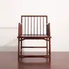 Nueva Silla Redonda de Madera Maciza Estilo Chino Silla de Té para Sala de Té Zen Silla de Gran Tutor de Madera de Fresno Silla Circular Sencilla Casual Silla de Estudio Sillón