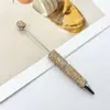 Nuevo Bolígrafo de Colorido Strass y Perlas DIY, Bolígrafo de Bola Creativo de Segunda Generación con Strass AB, Bolígrafo Promocional Hecho a Mano con Decoración de Strass