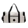 Bolsa Grande de Viagem Estilo Coreano com Formato de Losango Grande Capacidade Bolsa para Viagem de Curta Distância Bolsa para Yoga Outono e Inverno Bolsa Casual Esportiva de Fitness Feminina