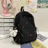Mochila Escolar Versátil Estilo Coreano para Estudiantes de Secundaria y Preparatoria Femeninas, Fresca y Linda, Gran Capacidad, Linda Mochila de Doble Hombro para Viajes para Estudiantes Universitarios