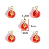 Estilo Chinês Festivo Fechadura Ruyi com Incrustação de Jade Sintético Bolsa da Sorte Amendoim Pingente Pulseira DIY Chaveiro Amendoim W672