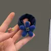 Novo Laço de Cabelo Elegante com Cabeça de Flor Colorida de Alta Qualidade Acessórios de Cabelo Laço de Cabelo Laço de Cabelo Coreano Adulto
