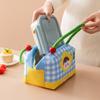 Bolsa de Almoço Estilo Girly Fofa, Bolsa para Presente de Grande Capacidade, Bolsa para Lancheira para Trabalho/Deslocamento, Bolsa de Almoço Portátil Isolada