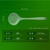Pala de Cocina de Silicona Color Verde Fruta Antiadherente Cuchara para Sopa Colador Cuchara de Arroz de Silicona para el Hogar Espátula Utensilios de Cocina Traje de 5 Piezas