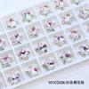 Dongzhou Crystal 13*13mm Estrella de Mar Gorda Fondo Puntiagudo Pedrería Pedrería para Arte de Uñas Pedrería de Vidrio K9 de Alta Calidad Accesorios de Joyería DIY Brillante