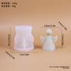 Molde de Silicone em Forma de Anjinho Tridimensional Estilo Europeu para DIY Presente Feito à Mão Molde para Decoração de Bolo Fondant