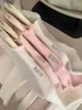 Blusa de Malha Base para Outono Inverno Feminino Roupa Íntima de Outono Inverno Gola de Renda Gola Alta Meio Acabamento Meio Pescoço Suéter de Malha Slim Fit