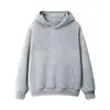 2026 Nova Moletom com Capuz Pesado 320g Primavera/Outono Unissex Oversized Ombro Caído Solto Casual Jaqueta Top