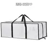 Bolsa tejida con LOGO de punto transfronterizo, bolsa de asas de PE, bolsa para mudanzas, bolsa laminada de almacenamiento para mudanzas, tamaño grande, bolsa de embalaje para equipaje