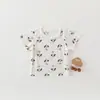 Camiseta de Bebé para Niños, Top Delgado de Manga Corta de Verano, Algodón Puro Clase A, Ropa Lisa de Color para Niños Pequeños de Verano