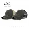 Gorras de Béisbol Transpirables de Malla de Algodón Lavado al por Mayor Transfronterizas, Gorras de Sol Transpirables para Mujer, Gorras con Visera de Verano, Gorras de Moda para Hombre