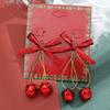 Aretes Navideños Transfronterizos Dibujos Animados Lindos Goteo de Aceite Simulación Copo de Nieve Alce Aretes Muñeco de Nieve Árbol de Navidad Accesorios de Otoño e Invierno
