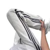 Pantalones Deportivos Blancos y Grises con Raya Lateral para Hombre y Mujer, Nuevos Pantalones de Pierna Ancha Primavera y Otoño 2026, Pantalones de Chándal Casual Rectos de Estilo Retro Americano