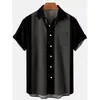 2024 Cruzamento de Fronteiras Masculino Quente Nova Camisa de Manga Curta Série Férias no Havaí Estampada em 3D Casual Top Masculino