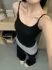 Camisola Acolchada Dopamina Estilo Spicy Girl para Mujer, Top de Verano para Ceñir la Cintura y Anti-Exposición para Usar en Capas o como Prenda Exterior con Hermoso Diseño en la Espalda