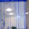 Cortina de fio de prata cortina de teto de casamento criptografada cortina pendurada para varanda da sala cortina decorativa de porta cortina de franja cortina divisória