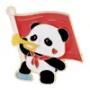 Broche Emblema Desenho Animado Série Panda