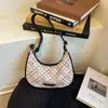 Bolsa de Ombro Transversal Xadrez Design de Nicho Tendência 2026 Nova Moda Simples Versátil de Alta Qualidade Transfronteiriça