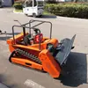 Exportado a Francia: Cortacésped de Orugas, Máquina Inteligente de Deshierbe Todo Terreno Controlada Remotamente, Trituradora de Pasto Agrícola para Ambos Lados de los Taludes