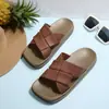 Pantuflas de Verano para Mujer, Estilo Nuevo, Moda de Viaje, Cómodas, Antideslizantes, Cuadradas, Tejido Francés