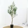 Simulação de Oliveira da Amazon Simulação de Planta Planta Verde Falsa Árvore Falsa Piso Interno Planta Verde Decoração Macia Planta Falsa