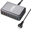 Adaptador de Carregamento Rápido GaN de Mesa 600W com Múltiplas Portas PD3.1 Carregador Multifuncional Fonte de Alimentação para Laptop