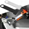 Accesorios para Motocicleta Aleación de Aluminio Soporte de Bloqueo de Casco Anillo de Acero Antirrobo para Casco Soporte de Enlace Bloqueo Universal