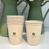 Vaso de Papel de Fibra de Bambú Vaso Desechable Venta al por Mayor Comercial Impresión de Logotipo Vaso para Beber Engrosado para el Hogar Vaso para Té Vaso para Café