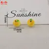 Nova Mini Pequena Série de Frutas Artesanal DIY Cola de Creme Resina Acessórios para Cabelo Presilhas para Cabelo Nail Art