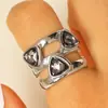 Collar y Pulsera de Acrílico Irregular con Colgante de Diamante Negro de Lujo Ligero Transfronterizo Europeo y Americano para Mujer Otoño e Invierno