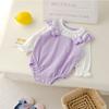Roupas de Primavera para Bebê Doce Morango Roupa Envolvente para Fazer Cocô Roupa de Frutas para Bebê Menina Triângulo Ha-ha Roupa Classe A Roupa para Engatinhar Macacão para Bebê