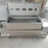Máquina de Grelhar Três Lados para Cozinhar Pães Recheados com Carne, Chapa de Grelhar a Gás de Henan com Viragem, Fogão Comercial Totalmente Automático para Venda Ambulante de Pães Chatos